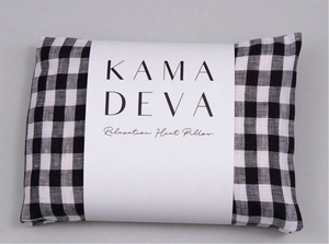 Relaxation Heat Pillow | Black Gingham