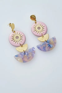 Journey Earrings - Pink