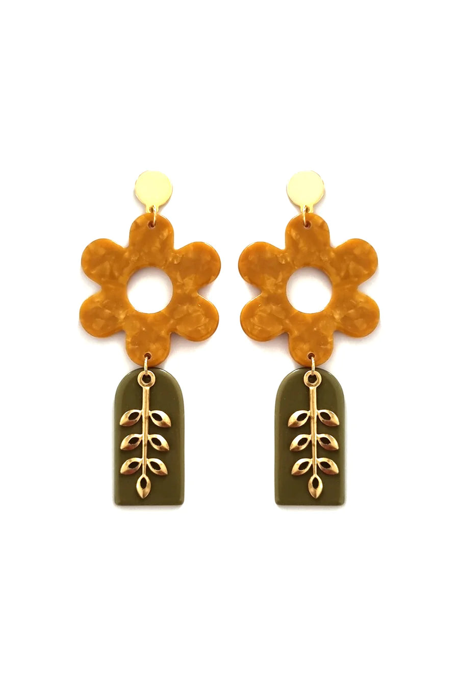 Sweet-Talker Earrings | Mustard