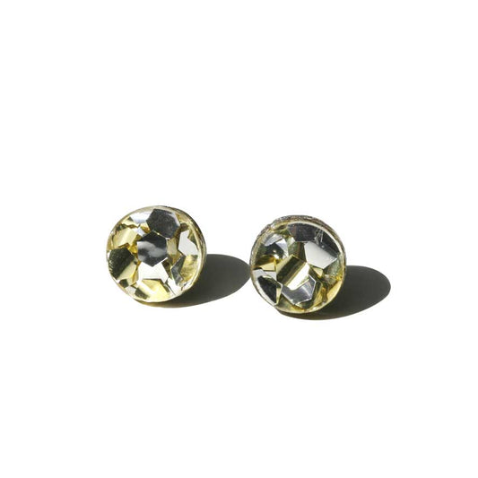 Mini Circle Studs | Gold