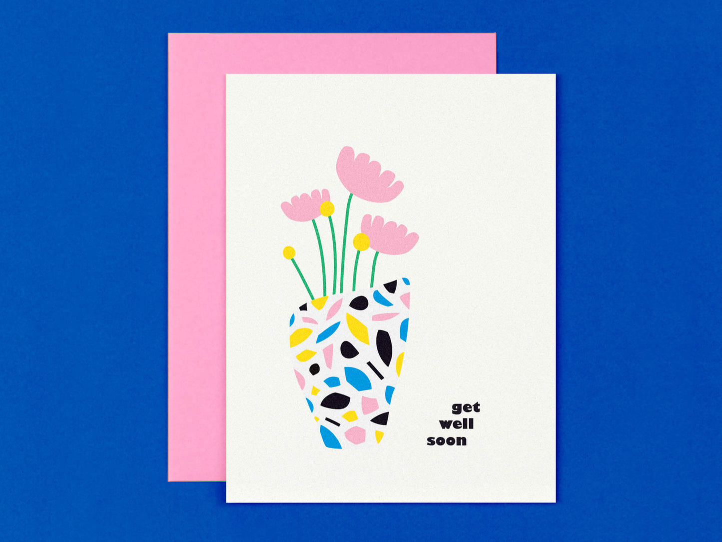 Get Well Soon Terrazzo Vase