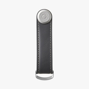 Key Organiser Leather | Charcoal/Grey Stitching