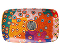 Aboriginal Art Bone China Plate | Various Colours