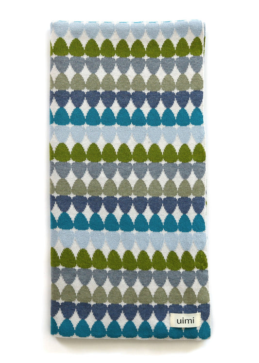 Egyptian Cotton Blanket | Rain | Carribean