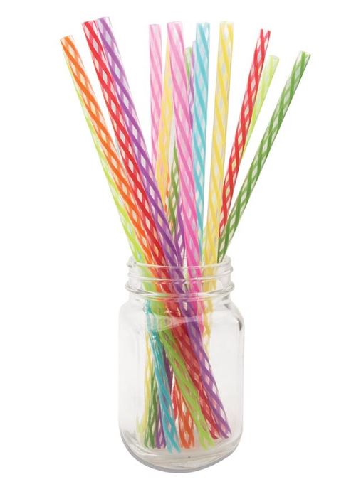 Rainbow Party Straws