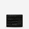 together for now wallet | croc emboss black