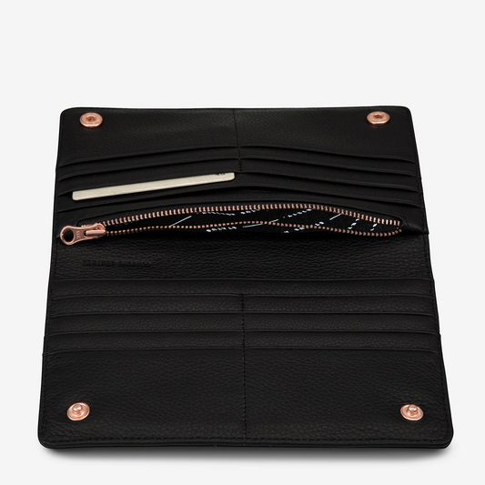 triple threat wallet | black