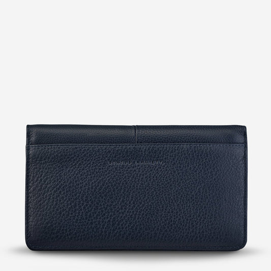 triple threat wallet | navy blue