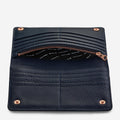 triple threat wallet | navy blue