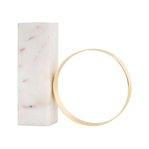 Tangent Candleholder | High White