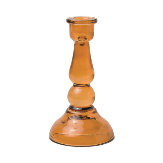 Glass Candle Holder | Amber