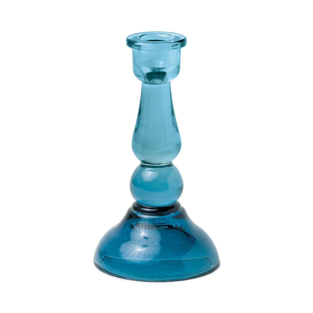 Glass Candle Holder | Blue