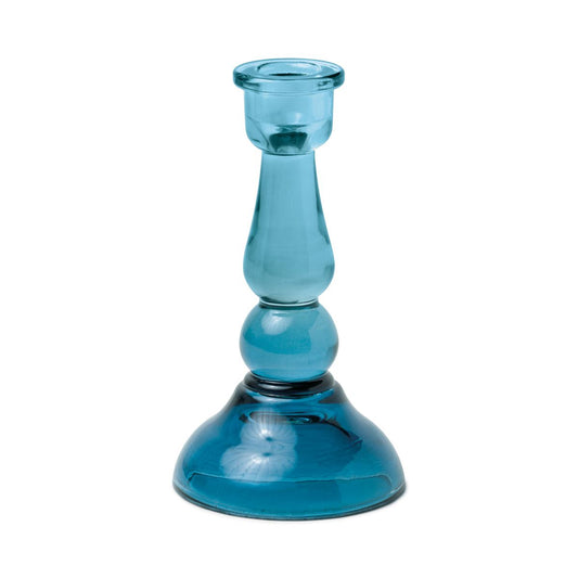 Glass Candle Holder | Blue